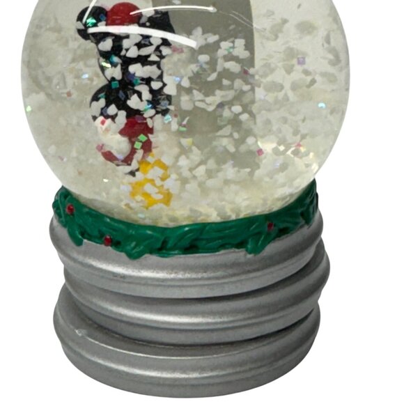 Disney Mickey Mouse 2004 Christmas Mini Snow Globe JC Penney 75 Years of Fun! - Picture 4 of 9